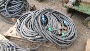 Quantity of electrical extension cables - 3