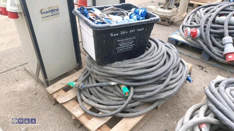 Quantity of electrical extension cables