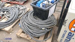 Quantity of electrical extension cables - 2