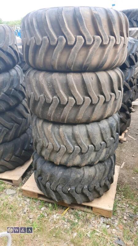 4 x TVS EURO GRIP tyres (500 60 22.5)