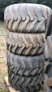 4 x TVS EURO GRIP tyres (500 60 22.5) - 2