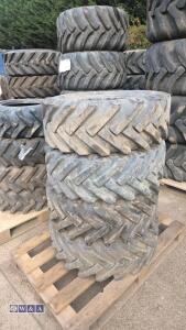 4 x STARCO dumper tyres (295 80 15.3) - 2