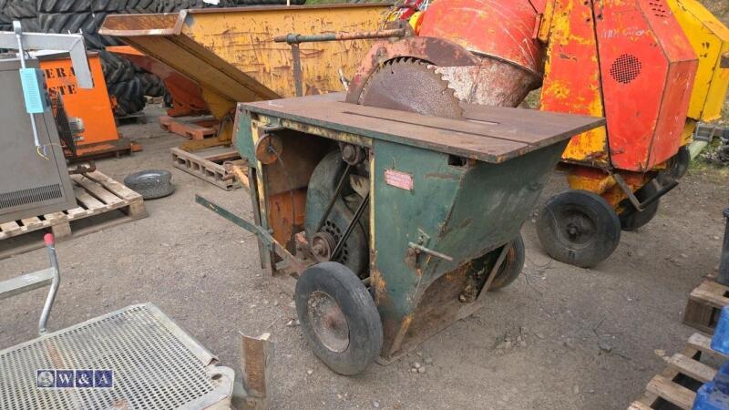 Diesel saw bench