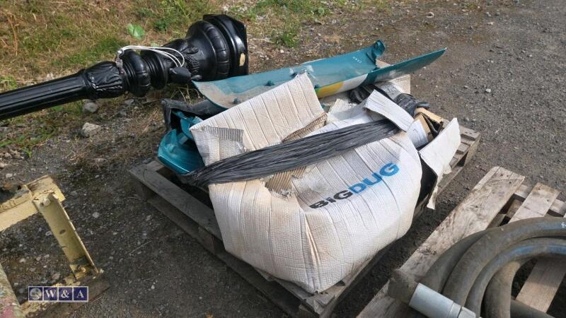 Pallet of truck parts