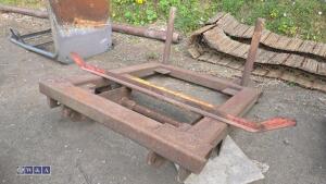 Bag lifter (to suit Bobcat or Manitou telehandler, 2400kg capacity)