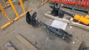 Hydraulic machine auger c/w lines - 2