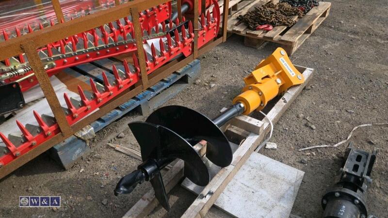 Hydraulic machine auger (40mm pins)