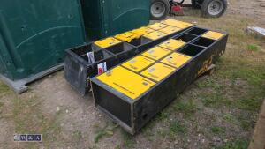 2 x battery charge lockers