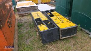2 x battery charge lockers - 2
