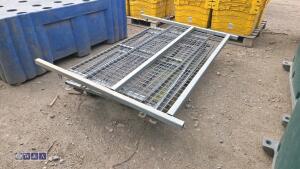 IFOR WILLIAMS 10ft tipping trailer mesh sides & ladder rack