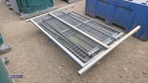 IFOR WILLIAMS 10ft tipping trailer mesh sides & ladder rack - 2