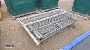 IFOR WILLIAMS 10ft tipping trailer mesh sides & ladder rack - 3