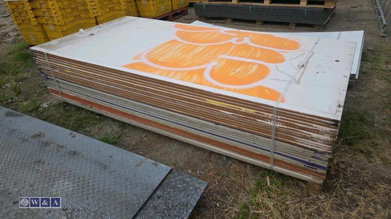 Quantity of plywood sheets