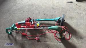 Battery hedge trimmer & 2 x 240v strimmers - 4