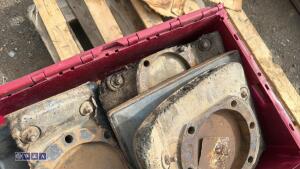 Box of trench rammer feet - 2