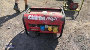 CLARKE petrol dual volt generator