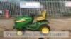 2012 JOHN DEERE X540 liquid cooled petrol lawn tractor