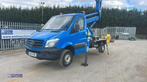 2015 MERCEDES SPRINTER 2.1L, 6 speed manual diesel with GSR 20m boom lift (KX65 KXR)(MoT 8th February 2027)(V5 & MoT in office) - 12