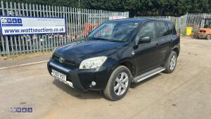 2007 TOYOTA RAV4 XTR D-4D turbo 6-speed manual diesel 4x4 (FX07 VST)(V5C new keeper slip in office)