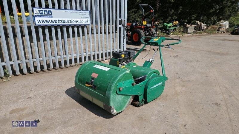 RANSOMES MASTIFF 91 36'' petrol cylinder mower c/w collection box