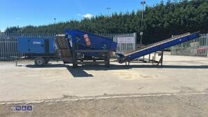 SPITFIRE portable screening plant comprising SPITFIRE single screen, conveyor, stock pile conveyor & SDMO 44kva fast tow generator - 2