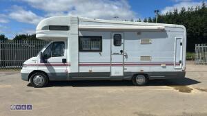 FIAT 2.5TDI AUTO TRAIL MOHICAN 4 birth motorhome, TV, passenger swivel seat, full rear bathroom, tow bar, FIAMMA F50 awning (P737 VFC)(MoT 6th August 2026) - 2