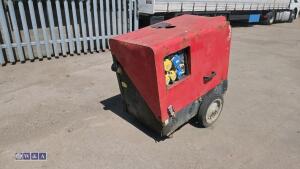 PRAMAC P6000 6kva diesel dual volt generator