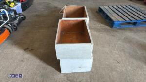 5 x timber drawers - 3