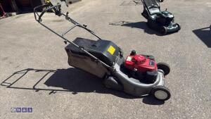 HONDA HRD53 petrol rotary mower c/w collection box - 3