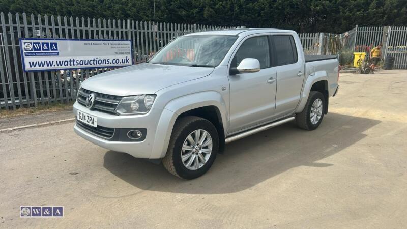 2014 VOLKSWAGEN AMAROK HIGHLINE 4MOTION D 8-speed automatic diesel pick-up, full leather (GJ14 ZRA)(MoT 29th June 2027)(V5, locking wheel nut, MoT, service book & manuals in office)