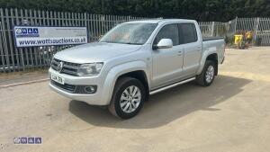 2014 VOLKSWAGEN AMAROK HIGHLINE 4MOTION D 8-speed automatic diesel pick-up, full leather (GJ14 ZRA)(MoT 29th June 2027)(V5, locking wheel nut, MoT, service book & manuals in office)