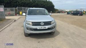 2014 VOLKSWAGEN AMAROK HIGHLINE 4MOTION D 8-speed automatic diesel pick-up, full leather (GJ14 ZRA)(MoT 29th June 2027)(V5, locking wheel nut, MoT, service book & manuals in office) - 4