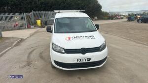 2011 VOLKSWAGEN CADDY C20 TDI 102 5-speed manual diesel panel van (FX11 YGP)(V5 in office) - 8