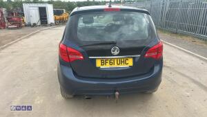 2011 VAUXHALL MERIVA EXCLUSIV CDTI 6-speed manual diesel car (BF61 UHC)(V5 in office) - 4