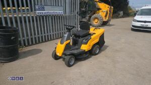 STIGA 166H petrol ride on mower, 26'' cut c/w collection box
