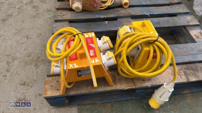 2 x 110v splitter boxes