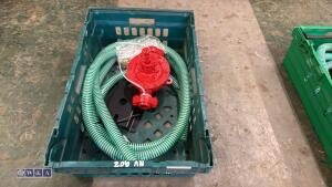 JAPY manual fuel pump c/w fixing bracket, hoses & fittings - 2