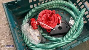 JAPY manual fuel pump c/w fixing bracket, hoses & fittings - 5