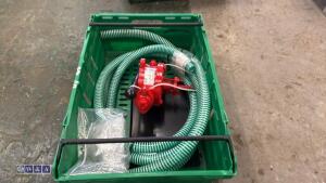 JAPY manual fuel pump c/w fixing bracket, hoses & fittings - 2