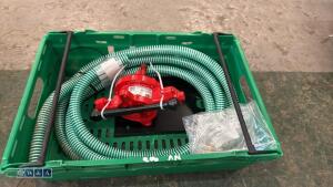 JAPY manual fuel pump c/w fixing bracket, hoses & fittings - 3
