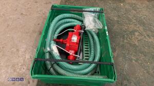 JAPY manual fuel pump c/w fixing bracket, hoses & fittings - 4
