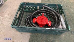 JAPY manual fuel pump c/w fixing bracket, hoses & fittings - 3