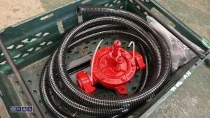 JAPY manual fuel pump c/w fixing bracket, hoses & fittings - 5