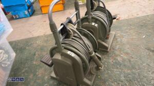 2 x PEDAL VERVE hose reels (approx 25m) - 2