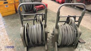 2 x PEDAL VERVE hose reels (approx 25m) - 3
