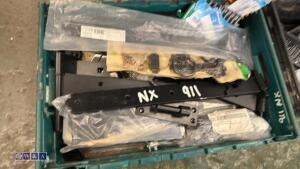 Box of miscellaneous including hinges & handles etc