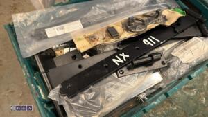 Box of miscellaneous including hinges & handles etc - 3