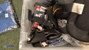 Box of workwear, masks, gloves, t-shirts - 2