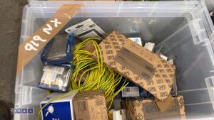 Box of electrical items