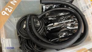 Box of car heater hose, fuel lines etc